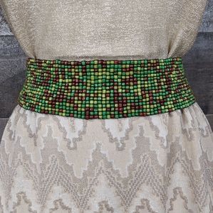 Beaded Boho Elastic Belt